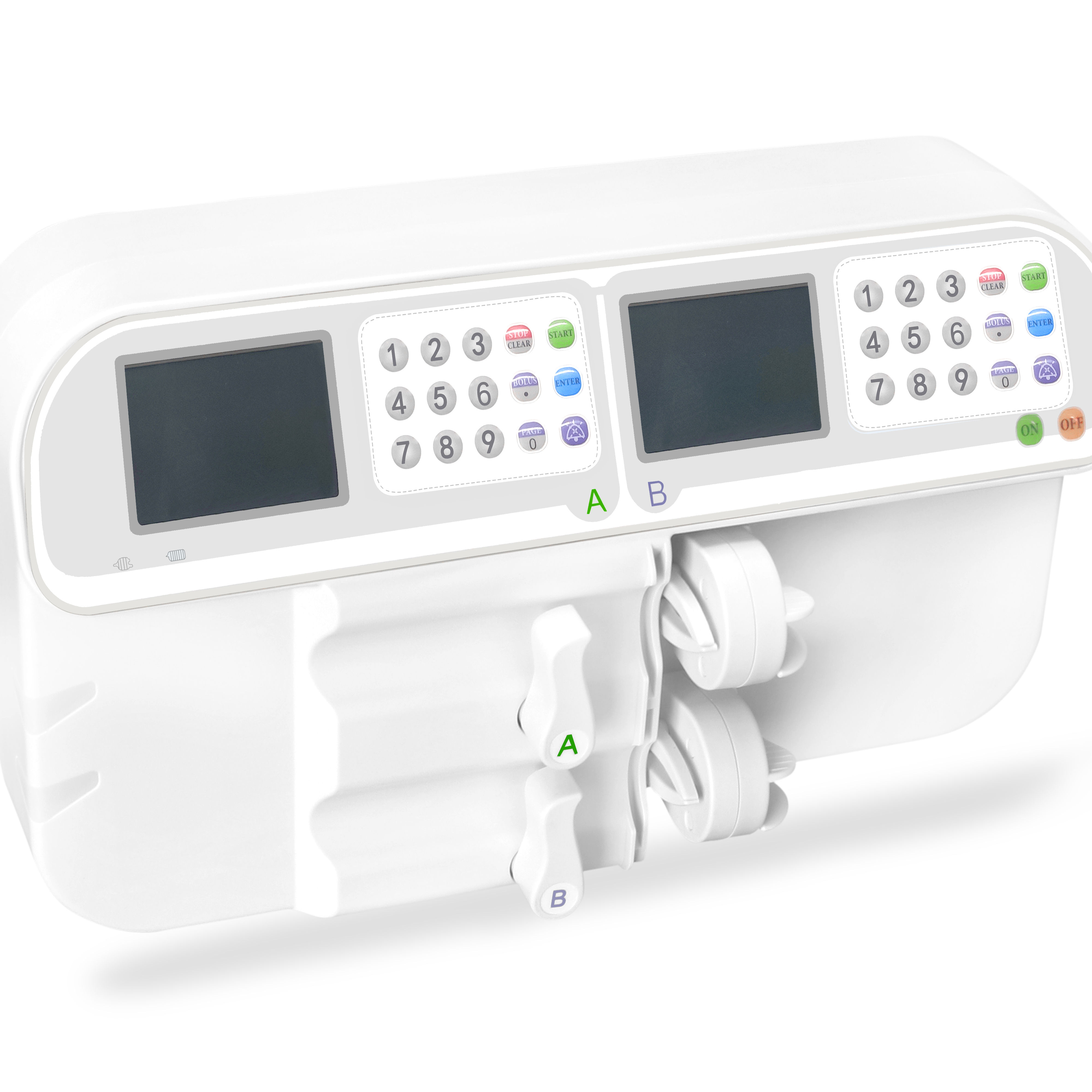 42-Portable Electric Two-Channel Automatic Injection Pump Positive Displacement Infusion Syringe Pump f.jpg